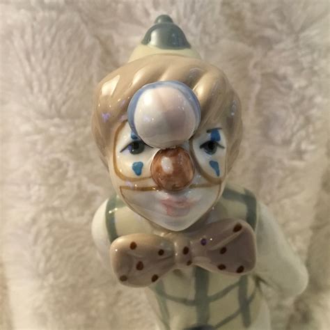 vintage porcelain clown|casades porcelain clowns.